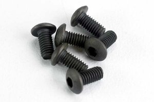 Traxxas 2575 Screws, 3x6mm button-head machine (hex drive) (6)