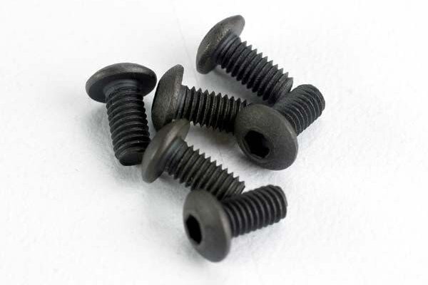 Traxxas 2575 Screws, 3x6mm button-head machine (hex drive) (6)