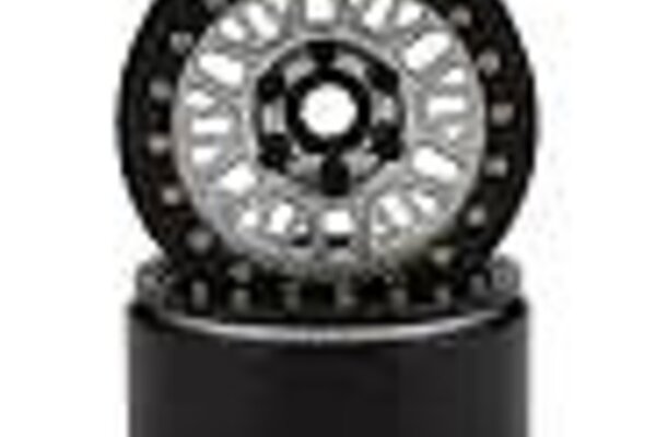 SSD RC SSD00534  SSD RC Mesh 1.9" Beadlock Crawler Wheels (Silver) (2)