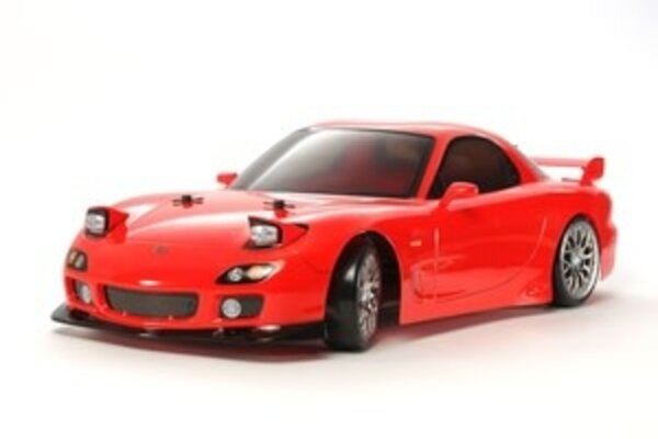 Tamiya TAM58648-A  1/10 RC Mazda RX-7 (FD3S) Kit, w/ TT02D Chassis, Drift Spec