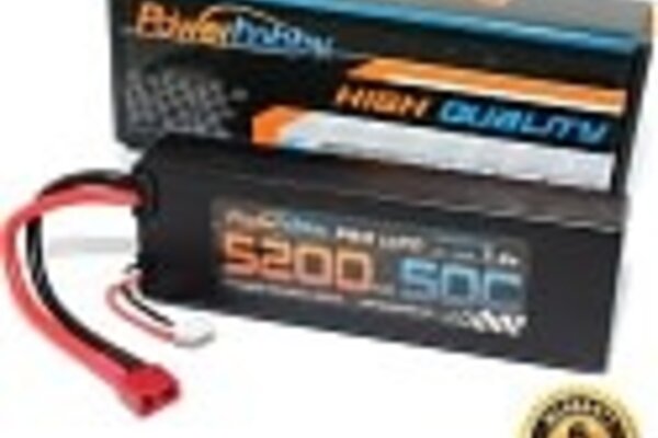 Powerhobby PHB2S520050DNS   POWER HOBBY 5200mAh 7.4V 2S 50C LiPo Battery  Hardwired T-Plug