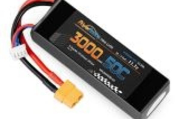Powerhobby PHB3S300050XT60  Powerhobby 3S 11.1V 3000mAh 50C Lipo Battery w XT60 Connector / Plug