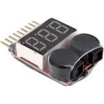 Powerhobby PHB5085  Powerhobby Digital 1S-8S LiPo Battery Voltage Tester Indicator Checker Detector