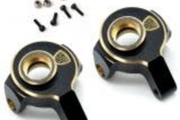 PHSCX2481 Powerhobby Axial SCX24 Brass Front Steering Knuckles Upgrade Parts