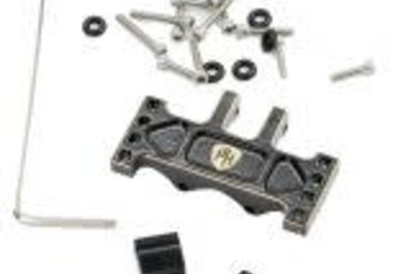 Powerhobby PHSCX24128  Powerhobby Axial SCX24 Adjustable Brass Servo Mount for Reefs Emaxx 59MG