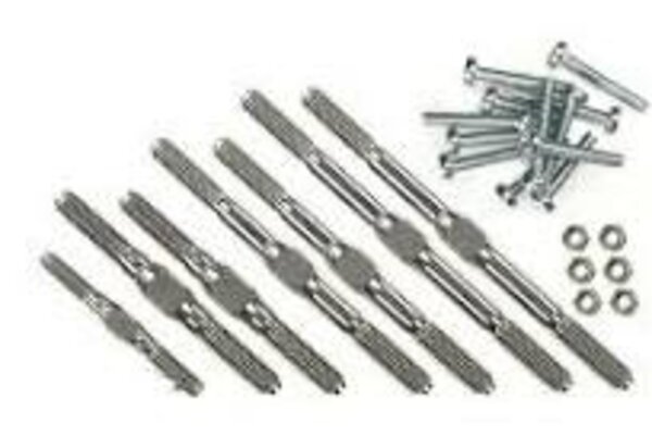 Lunsford Racing LNS2729  Titanium Turnbuckle Kit, 3/4mm, for Traxxas Rustler 2WD