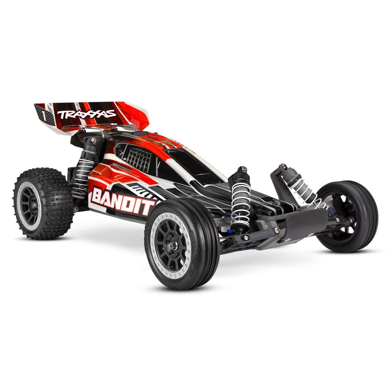 Traxxas 24054-8  Bandit 1/10 Extreme Sports Buggy w/USB-C  RED