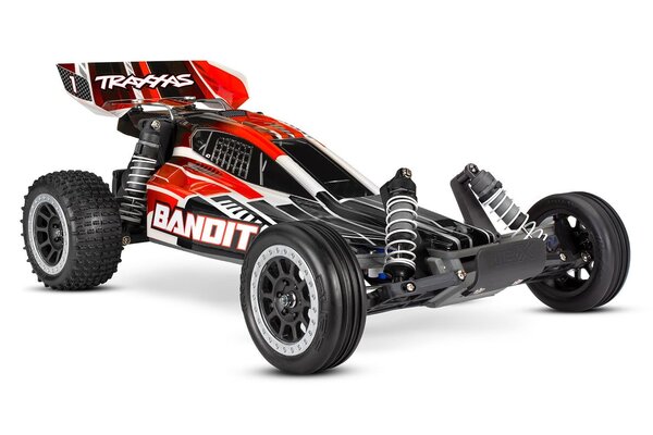 Traxxas 24054-8  Bandit 1/10 Extreme Sports Buggy w/USB-C  RED