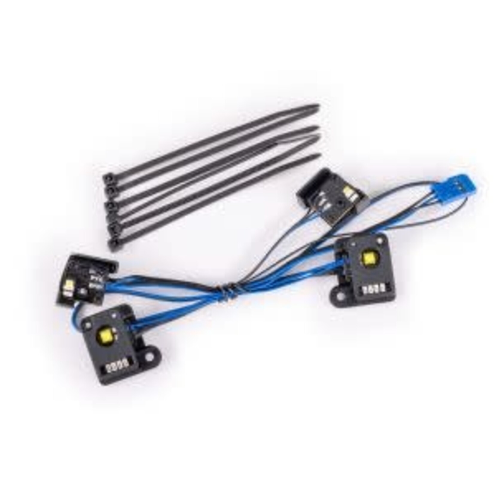 Traxxas 9883   Pro Scale® LED light set, front & rear, complete (includes light harness, zip ties (6)) (fits #9811 body)