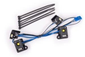 Traxxas 9883   Pro Scale® LED light set, front & rear, complete (includes light harness, zip ties (6)) (fits #9811 body)