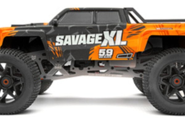 HPI Racing HPI160102  Savage XL 5.9 GTXL-6 Nitro Powered Monster Truck RTR, 1/8 scale, 4WD, 2.4GHz Radio System