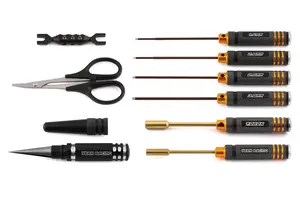 Yeah Racing YEA-YT-0193  Yeah Racing 1/10 Track Day Starter Tool Set w/LiPo Safe Bag