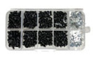 Racers Edge RCE3118  1/10 High Strength Steel Screw Assortment Box for RC Car (300