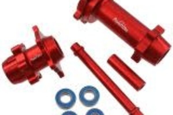 Powerhobby PHB5973RED  Powerhobby 7075 Aluminum Front & Rear Wheel Hubs Red Losi Promoto MX
