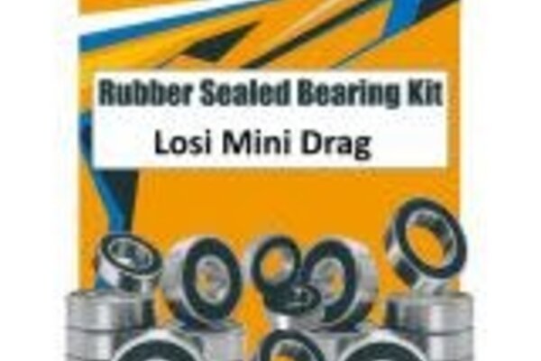 Powerhobby PHB5826  Powerhobby Rubber Sealed Bearing Kit Losi Mini No Prep Drag Car