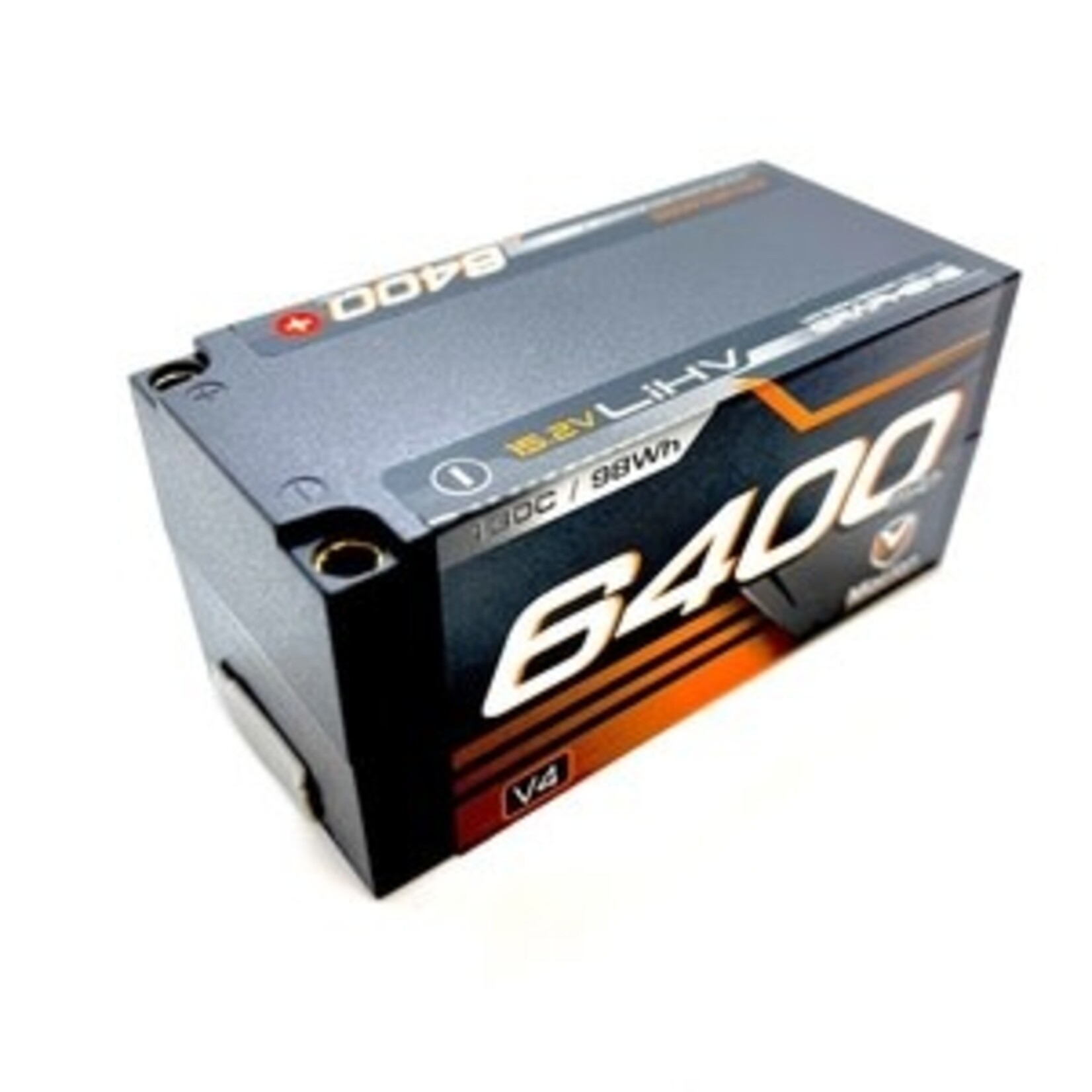 Maclan Racing HADMCL6026   Maclan Racing LiPo Graphene V4 HV 4S Shorty Battery, 6400mAh