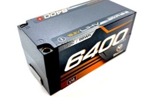 Maclan Racing HADMCL6026   Maclan Racing LiPo Graphene V4 HV 4S Shorty Battery, 6400mAh
