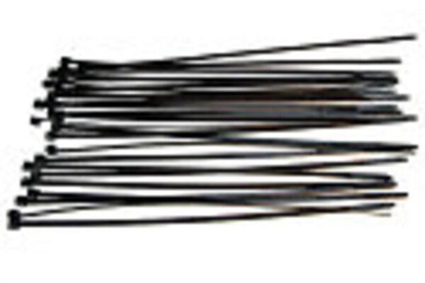 Racers Edge RCE5607BK  7 1/2" Black Tie Wraps (25)