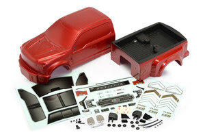 CEN Racing CEGCD0904  FORD F-450 SD Complete Body Set, Candy Apple Red