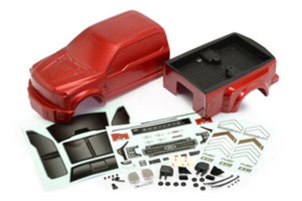 CEN Racing CEGCD0904  FORD F-450 SD Complete Body Set, Candy Apple Red