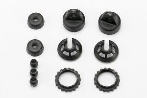 Traxxas 7065 Caps and spring retainers, GTR shock (upper cap (2)/ hollow balls (4)/ bottom cap (2)/ upper retainer (2)/ lower retainer (2))