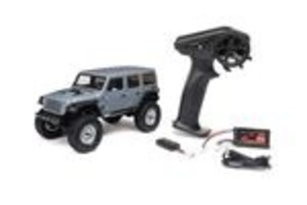 Axial Racing AXI00002V3T3  SCX24 2019 Jeep Wrangler JLU CRC, Gray: 1/24 4WD RTR