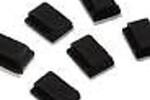 DragRace Concepts DRC-710  DragRace Concepts Self Adhesive Wire Clips (Black) (6)