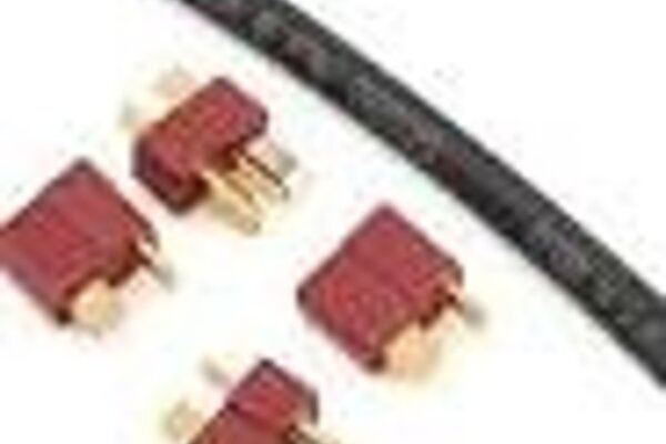 Protek RC PTK-5004 ProTek RC T-Style Ultra Plugs (2 Male/2 Female)