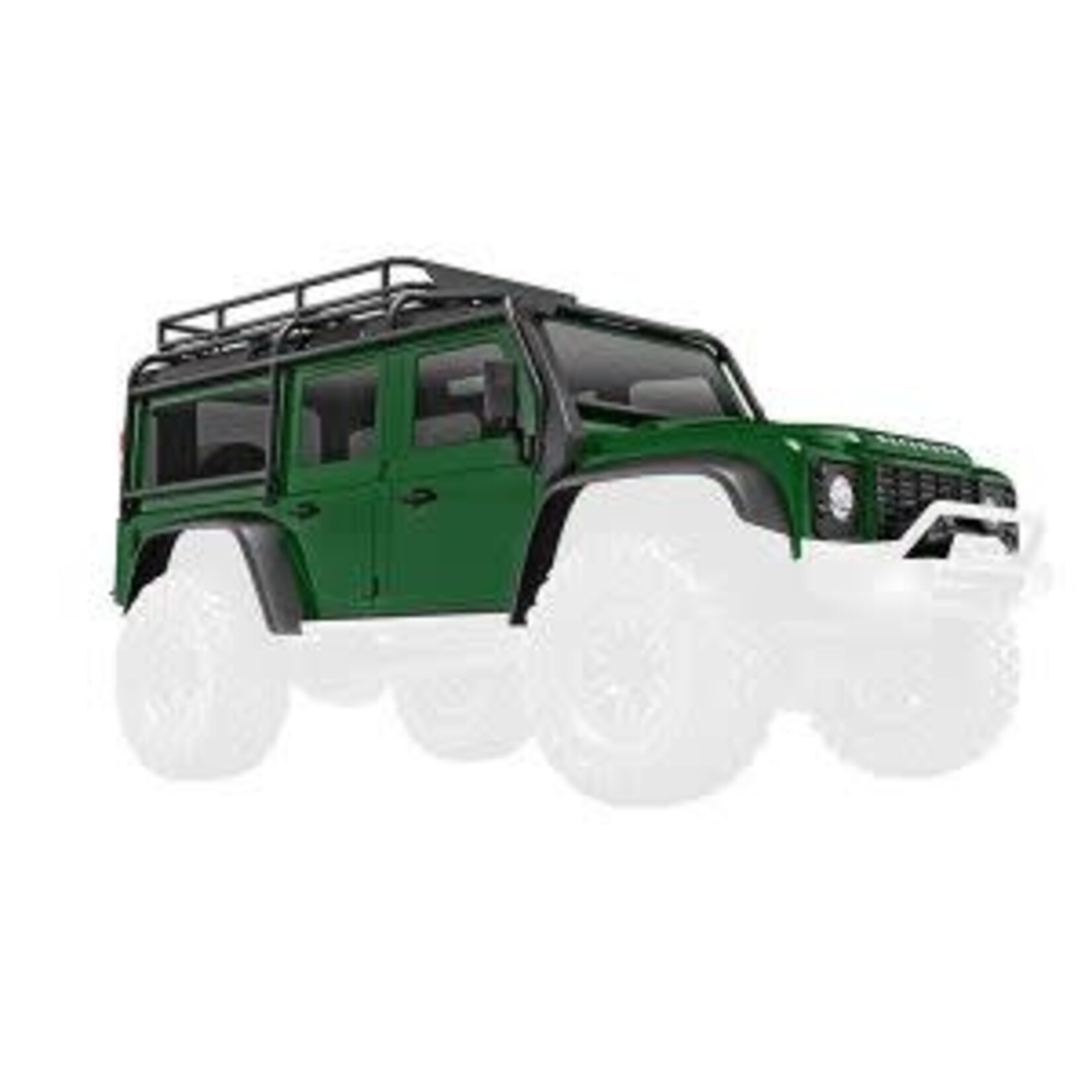 Traxxas 9712  Body, Land Rover® Defender®, complete (unassembled) (white, requires painting)