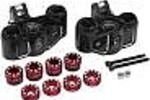 Hot Racing HRAAFE21M01  Triple Bearing Support Steerin Blocks, for Arrma 1/5