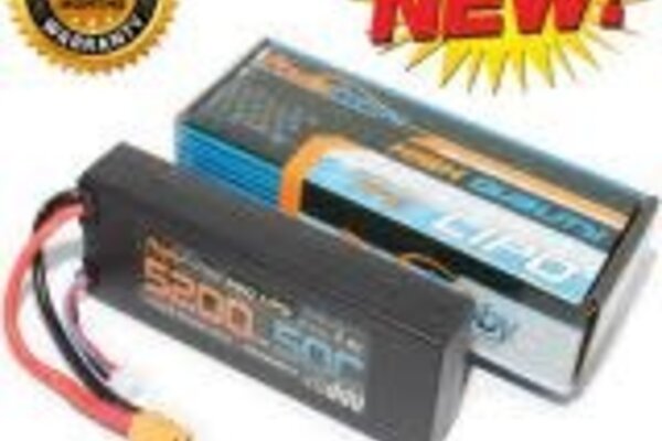 Powerhobby 2S 7.4V 5200mAh 50C Lipo Battery Pack w XT60 Connector Hard Case