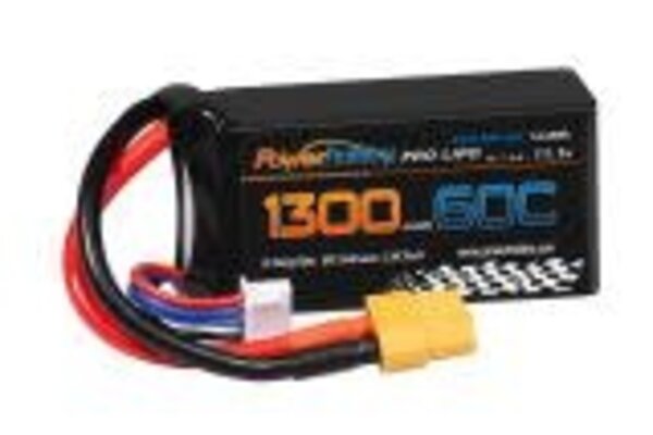 Powerhobby PHB3S130050cXT60  Powerhobby 3s 1300MAH 50C Lipo Battery w XT60 Plug