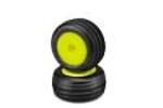 J Concepts JCO3101-2291  Carvers - Green Compound - Pre Mounted, Yellow Wheels