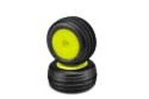 J Concepts JCO3101-2291  Carvers - Green Compound - Pre Mounted, Yellow Wheels