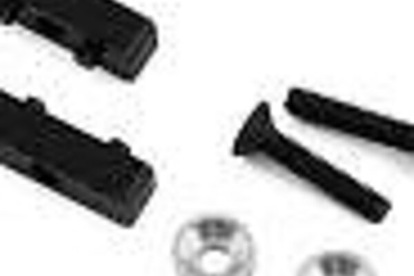 Hot Racing HRAMTT24VX01   Hot Racing Losi Mini-T 2.0 Aluminum Savox Servo Mount Spacer (Black)