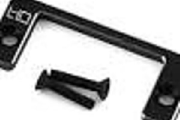 Hot Racing HRAMTT24X01  Hot Racing Losi Mini-T 2.0/Mini-B Aluminum Servo Bracket Brace (Black)