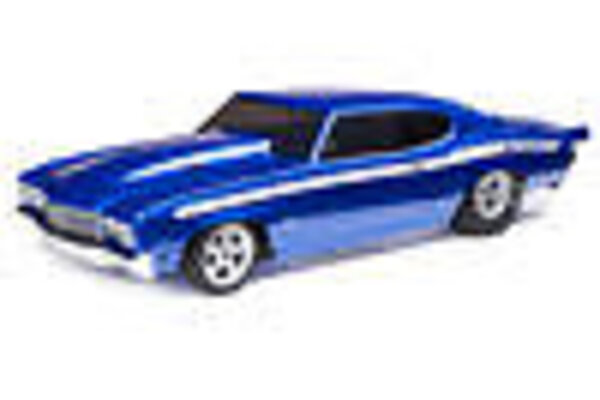 LOSI LOS01023T1 1/16 1970 Chevelle 2WD Mini No Prep Drag Car RTR, Blue