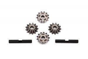 Traxxas 6783 Gear set, differential (spider gears (4)/ spider gear shaft (2))