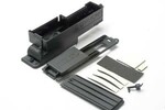 Traxxas 5324 Electronics box, right/ box cover/ charge jack plug (rubber)/ foam padding and adhesive