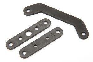 Traxxas 8927 Bulkhead tie bar, rear, upper (1)/ lower front (1)/ lower rear (1) (steel)