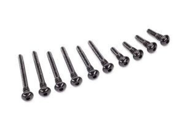 Traxxas 8940 Suspension screw pin set, front or rear (hardened steel), 4x18mm (4), 4x38mm (2), 4x33mm (2), 4x43mm (2)