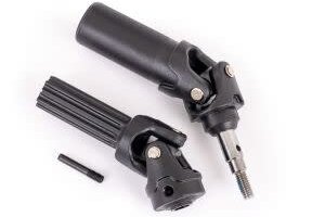 Traxxas 9051 Driveshaft assembly, front, extreme heavy duty with 6mm axle (1)/ screw pin (1) (left or right) (fully assembled, ready to install) (for use with #9080 upgrade kit)