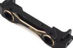 Samix SAMSCX2-4060   Samix SCX10 II Brass Low Profile Front Bumper Mount (Black)