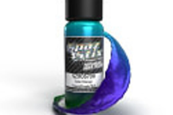 Spaz Stix SZX05700  Color Change Airbrush Ready Paint, Green/Purple/Teal, 2oz Bottle