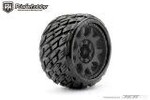 Powerhobby PHB1603CBMSGB  Powerhobby 1/8 SGT 3.8 Rockform Belted Mounted Tires (2) 17MM Low Profile
