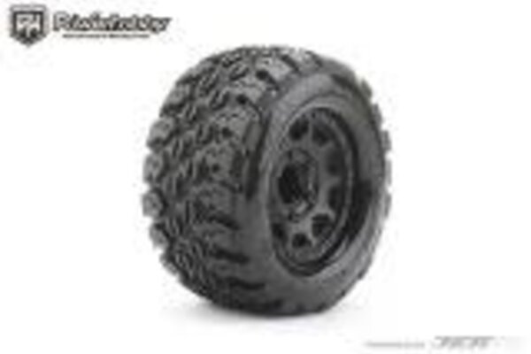 Powerhobby PHB2802CBMSGN  Powerhobby 1/10 2.8 MT King Cobra Belted Tires (2) with Removable Hex Wheels
