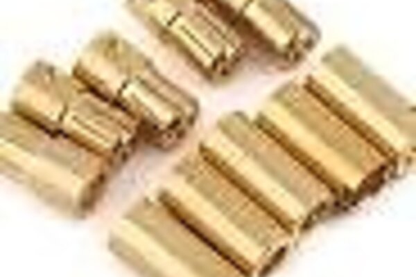 Yeah Racing YEA-WPT-0147  6.5mm High Current Bullet Plugs (5 Female/5 Male)