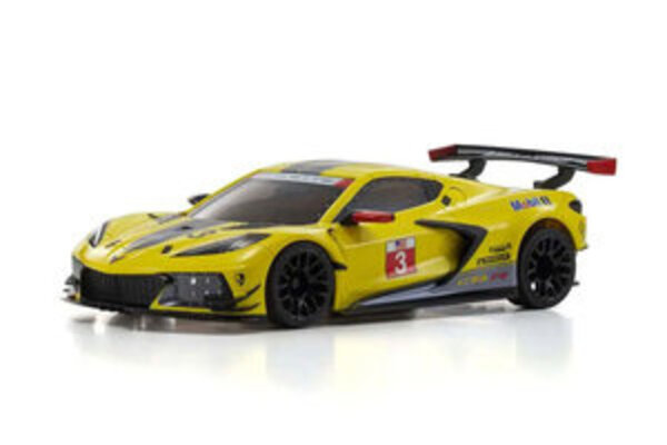 Kyosho KYO32342Y  MINI-Z RWD Series Ready Set Chevrolet Corvette C8.R Yellow
