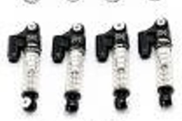 Powerhobby PHBPHSCX2401 Axial SCX24 Aluminum Threaded Mini/Micro Shocks Front Rear BLACK