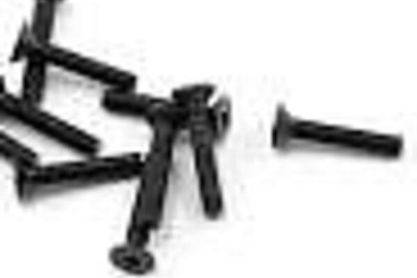 Protek RC PTK-H-2207  RC 3x16mm "High Strength" Flat Head Screws (10)
